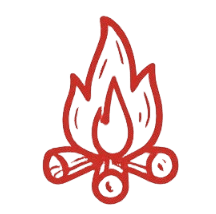 Fireplace freigestellt