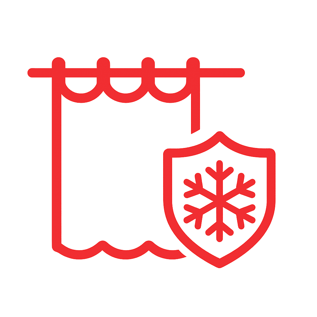 Icon Vorhang Schneeflocke