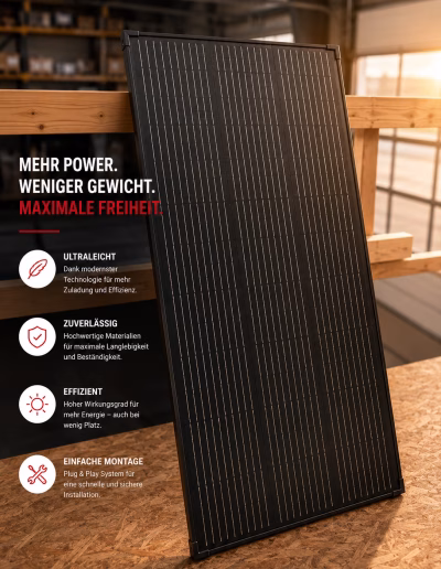 160 Solar - Mood Mehr Power - weniger Gewicht