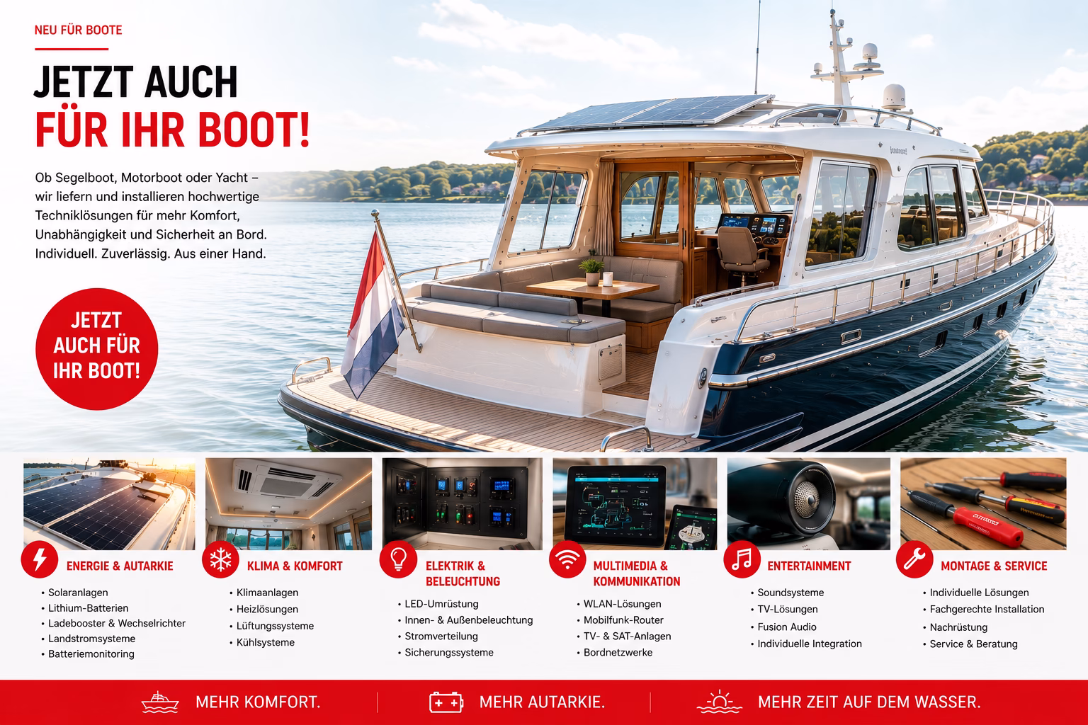 Technik für Ihr Boot