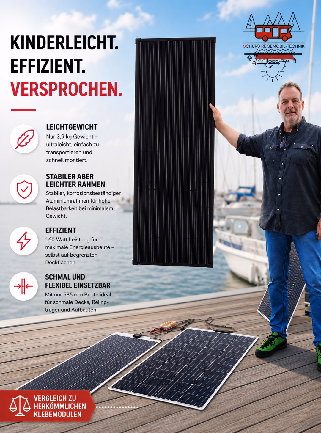 Solar leicht Boot